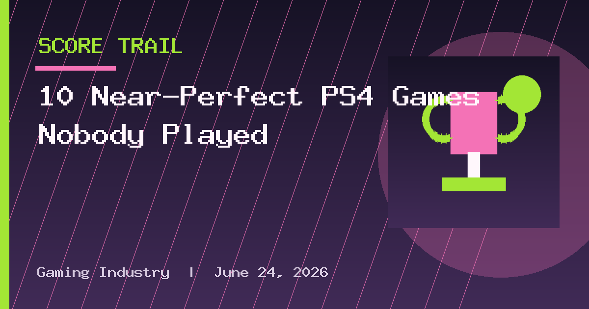 10 Near-Perfect PS4 Games Nobody Played
