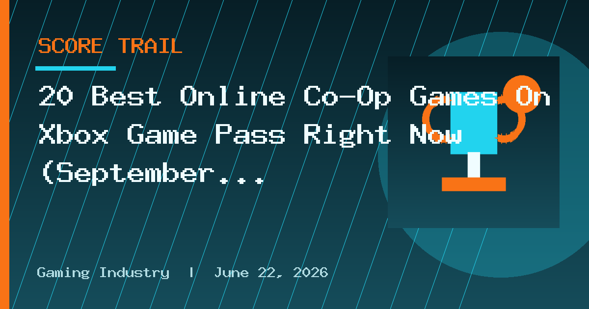 20 Best Online Co-Op Games On Xbox Game Pass Right Now (September 2026)