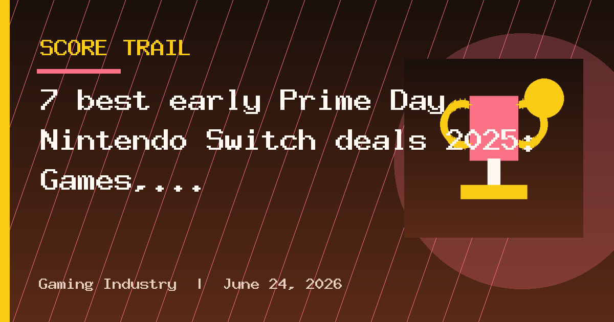 7 best early Prime Day Nintendo Switch deals 2025: Games, consoles, accessories