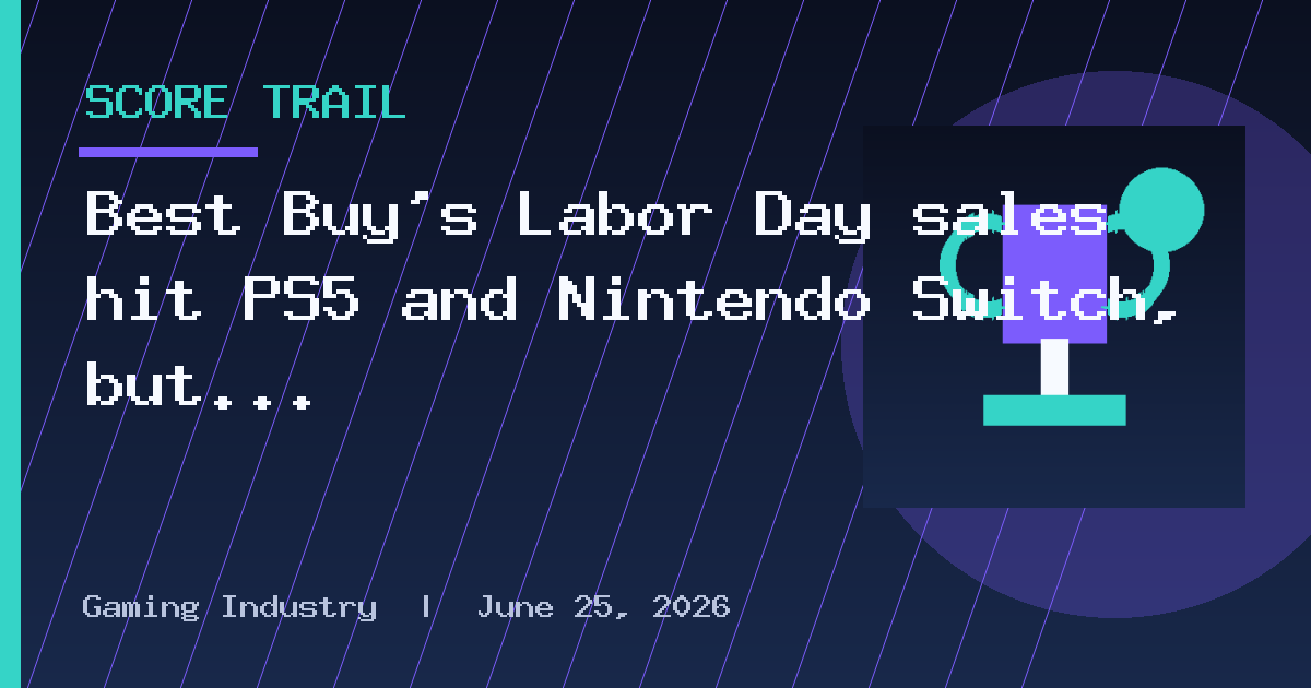 Best Buy's Labor Day sales hit PS5 and Nintendo Switch, but these are