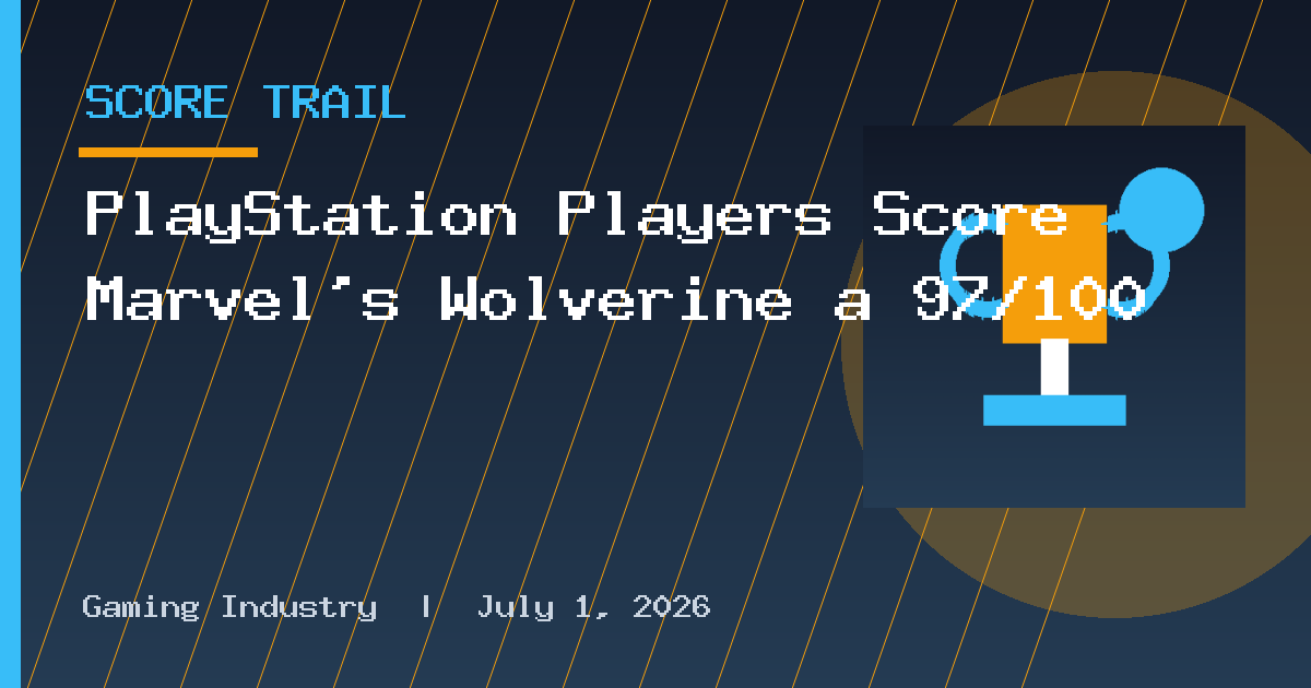 PlayStation Players Score Marvel’s Wolverine a 97/100
