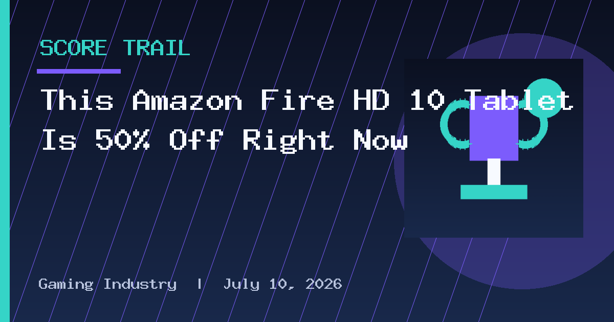 This Amazon Fire HD 10 Tablet Is 50% Off Right Now